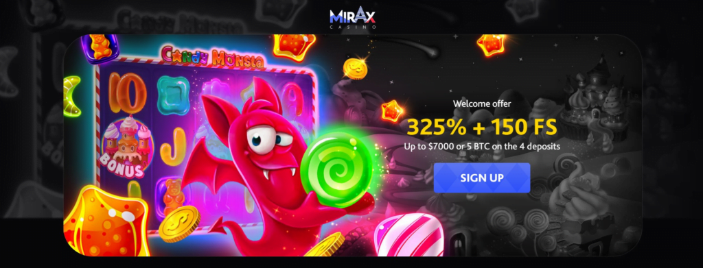 Mirax Casino offers